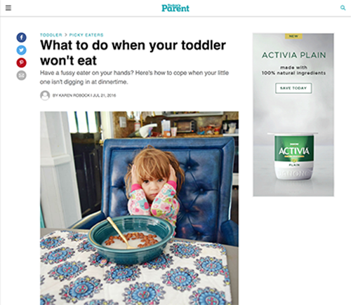 What To Do When Your Toddler Won't Eat